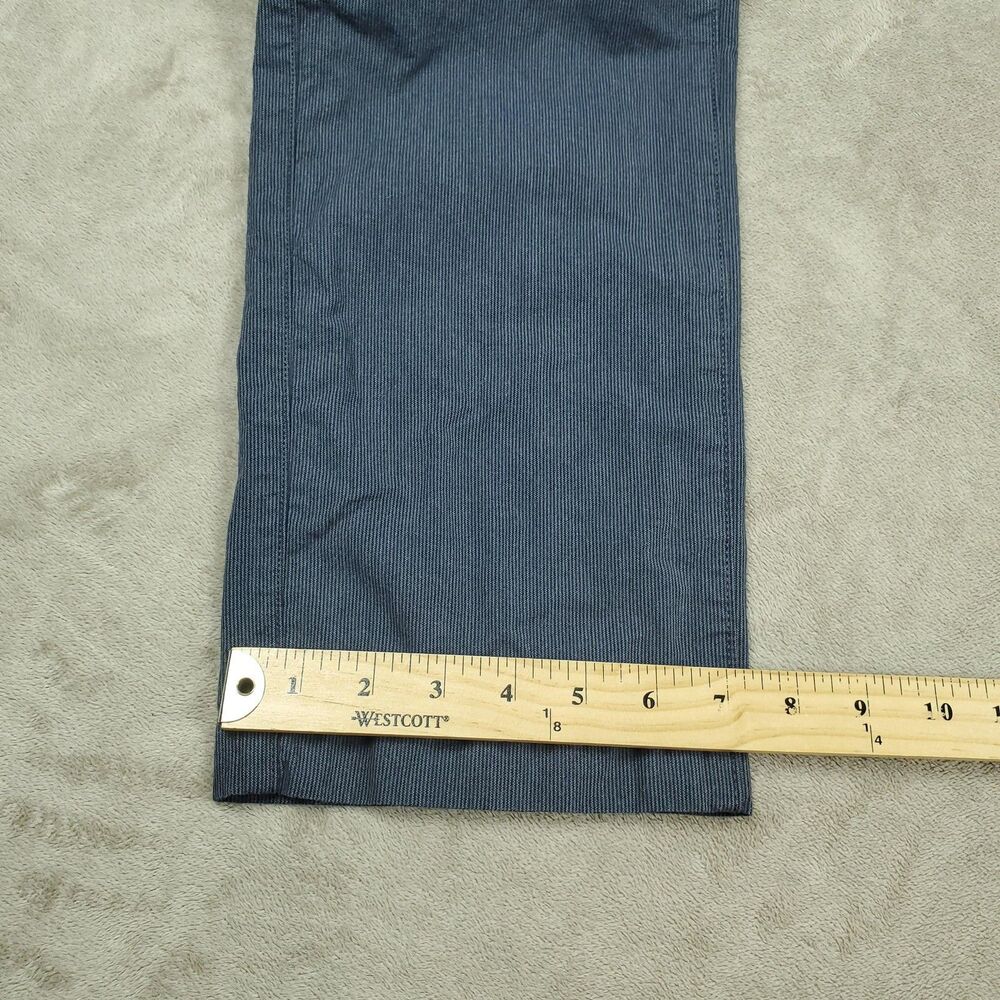 Banana Republic Kentfield Pants Mens 32x32 Blue Gray 100% Cotton Chino - Picture 8 of 13